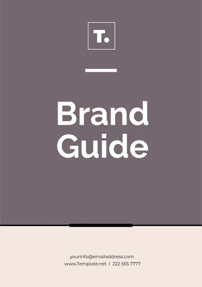 Free Brand Guide Template to Edit Online