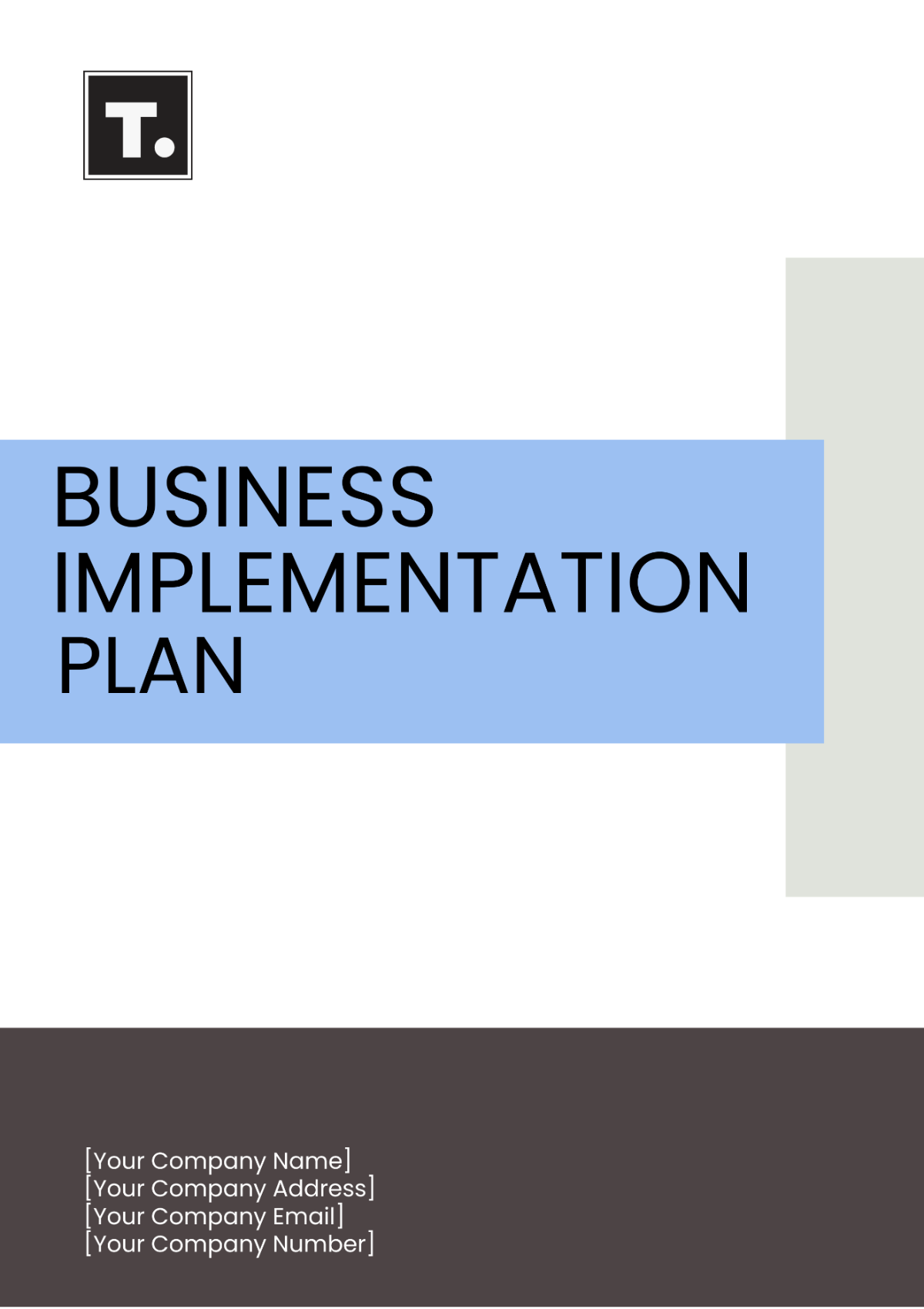 Business Implementation Plan Template - Edit Online & Download