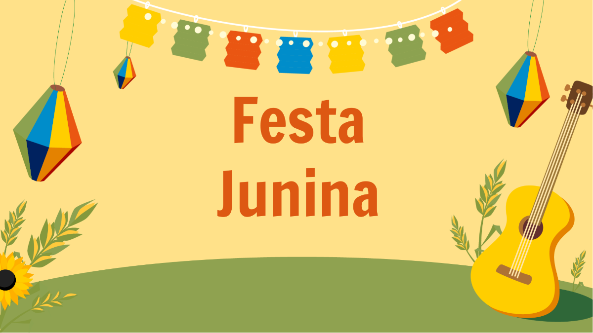 Free Festa Junina Festival Background Template