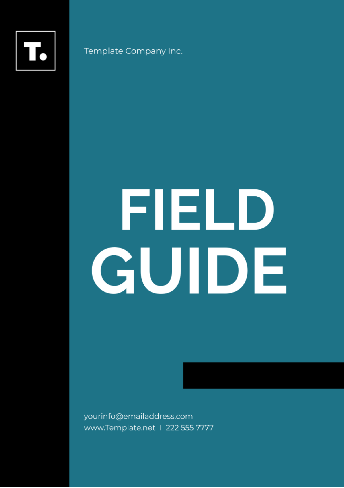 Free Field Guide Template