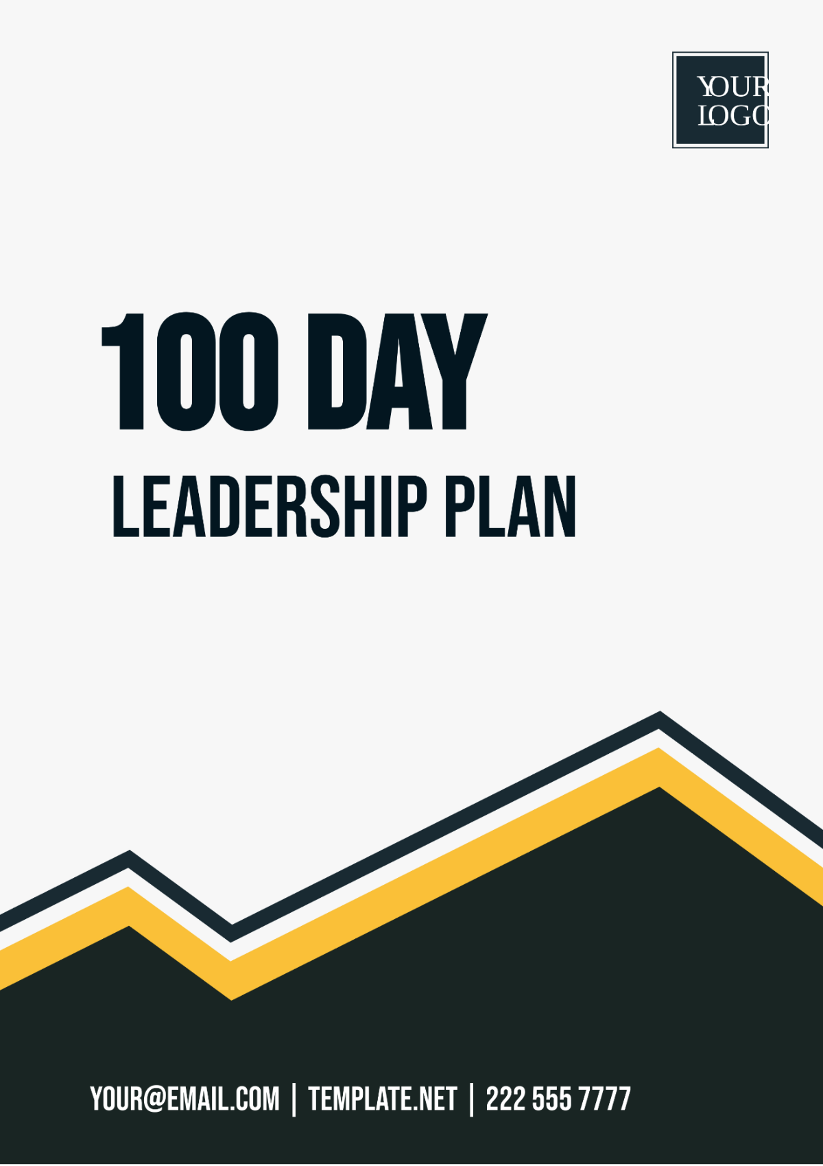 100 Day Leadership Plan Template