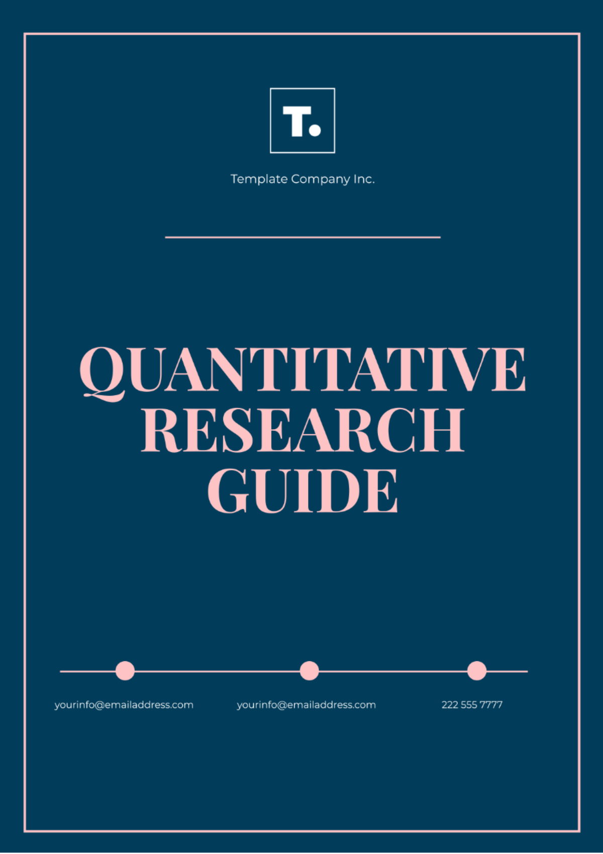 Free Quantitative Research Guide Template