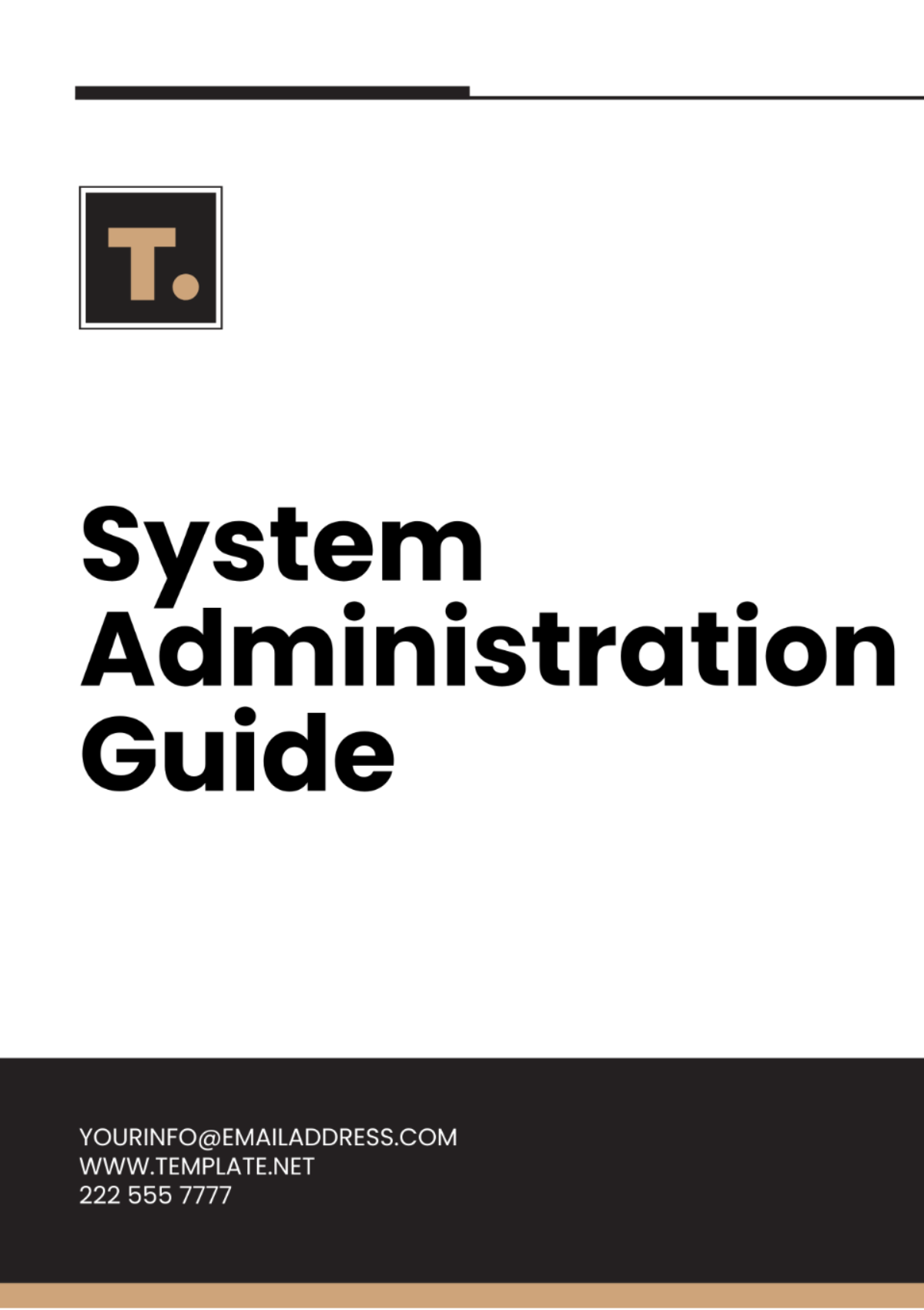 Free System Administration Guide Template