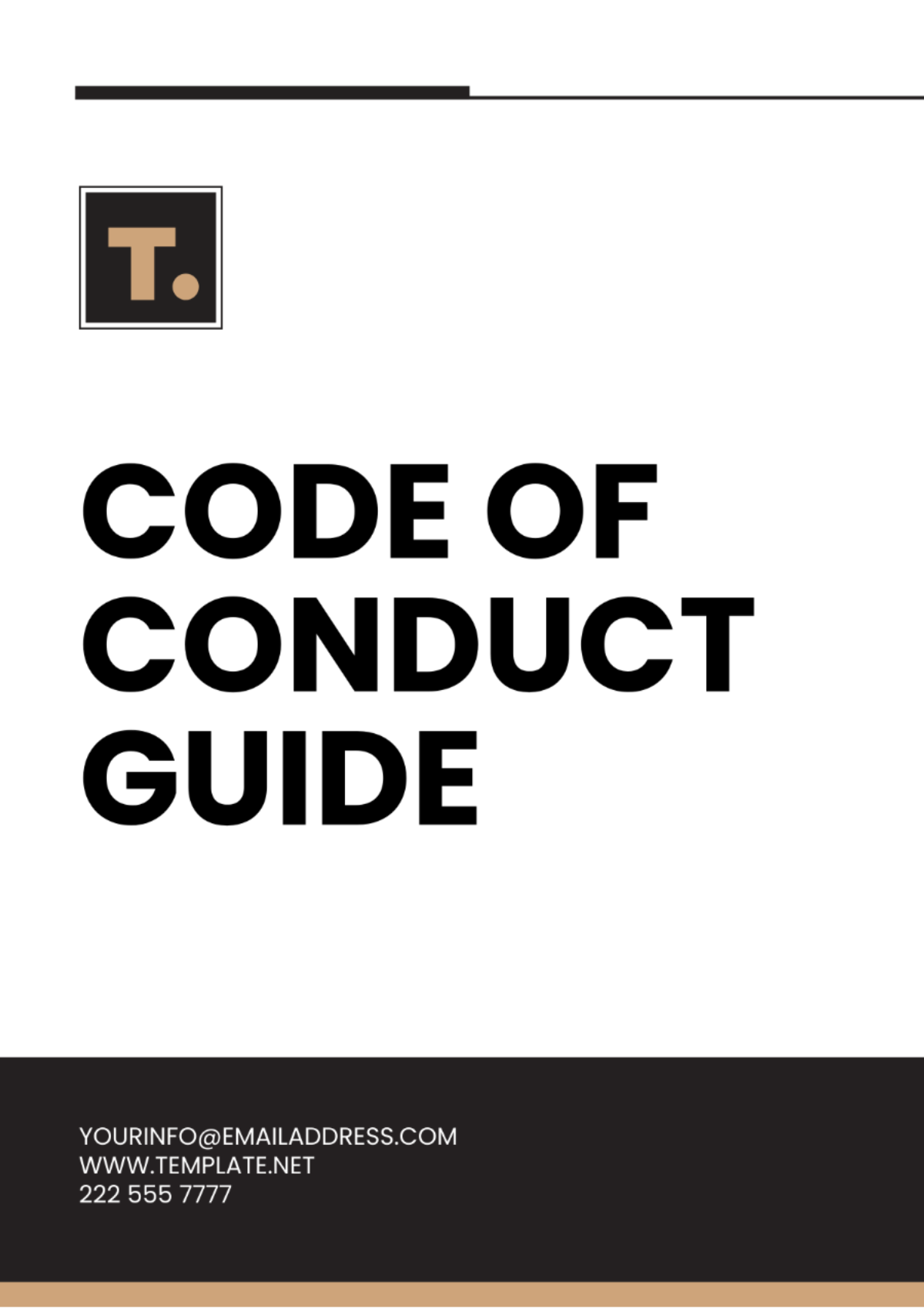 Code of Conduct Guide Template - Edit Online & Download