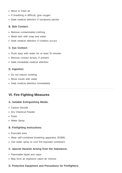 Free Safety Datasheet Template to Edit Online