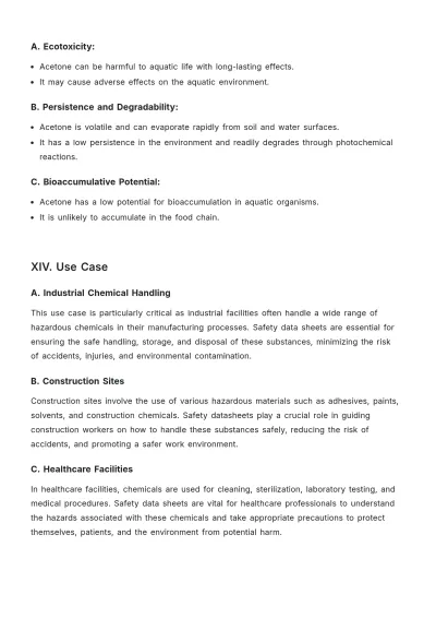 Free Safety Datasheet Template to Edit Online