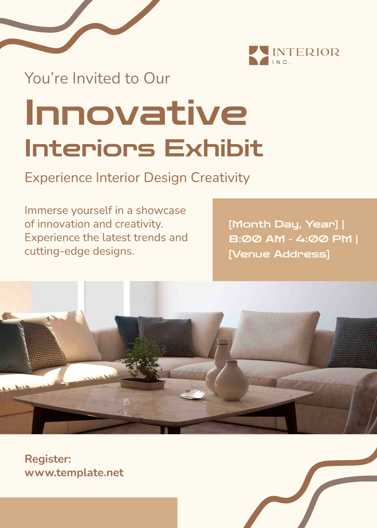Interior Design Exhibition Invitation