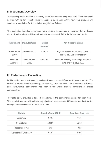 Free Instrument Datasheet Template to Edit Online