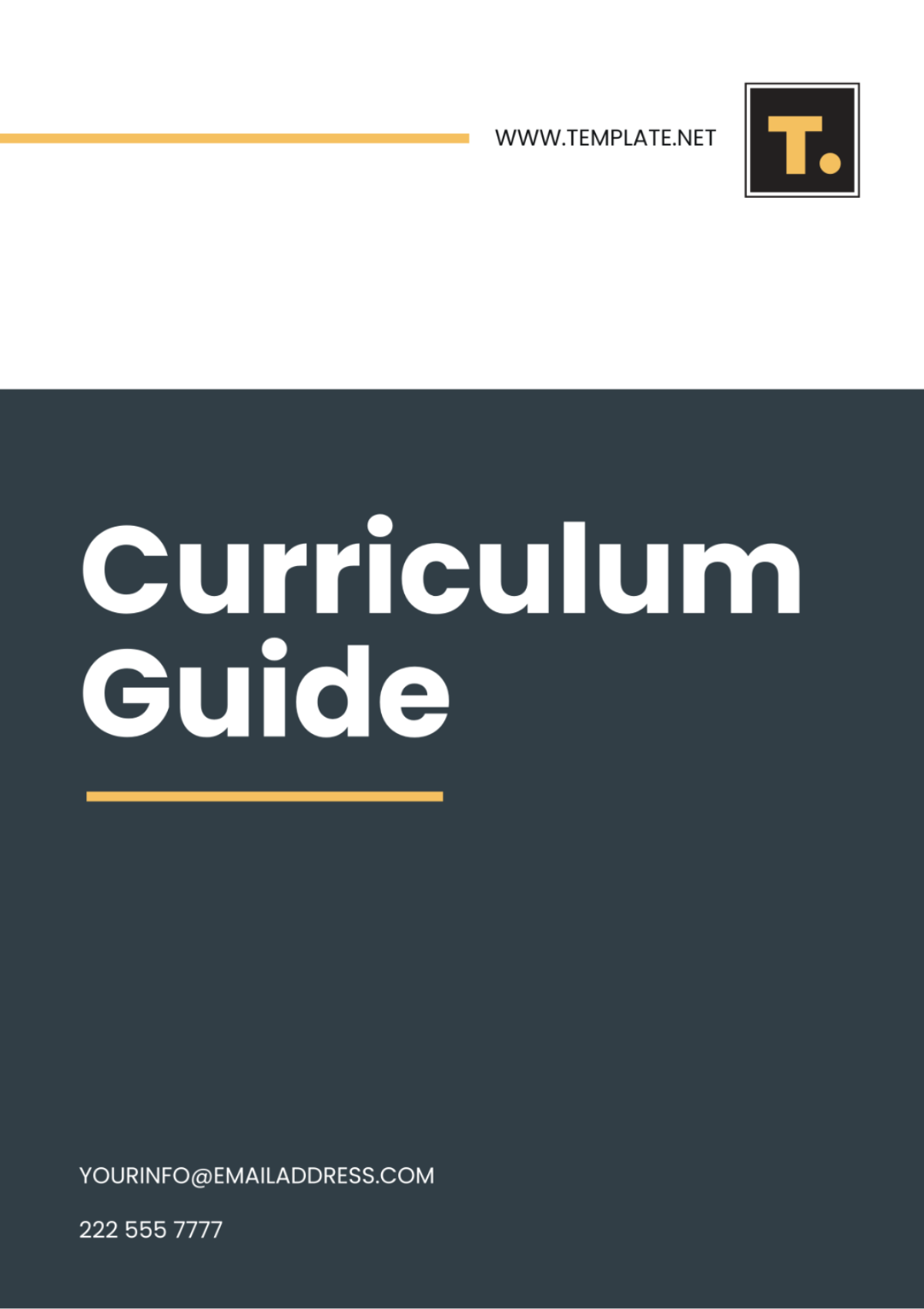 Curriculum Guide Template - Edit Online & Download