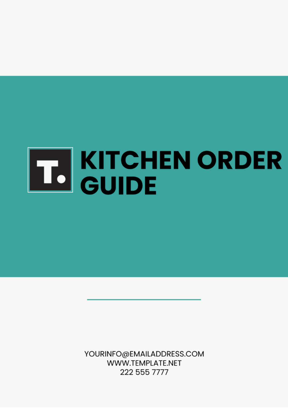 Kitchen Order Guide Template - Edit Online & Download