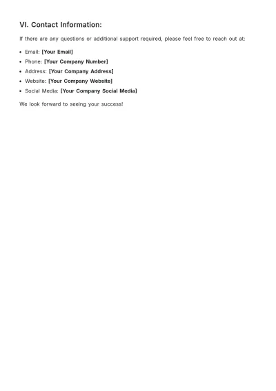 Free 90 Day Entry Plan Template to Edit Online