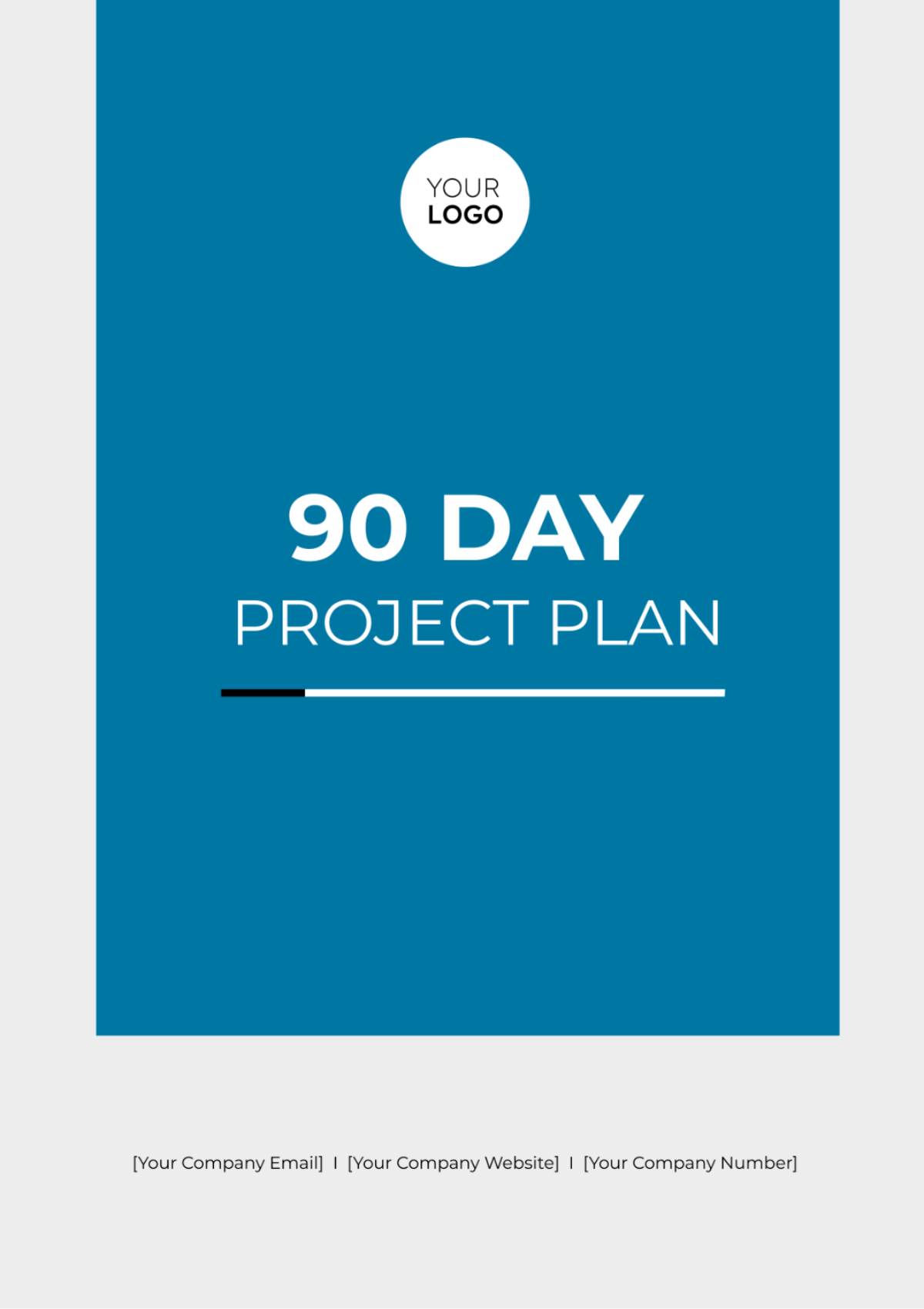 90 Day Project Plan Template - Edit Online & Download