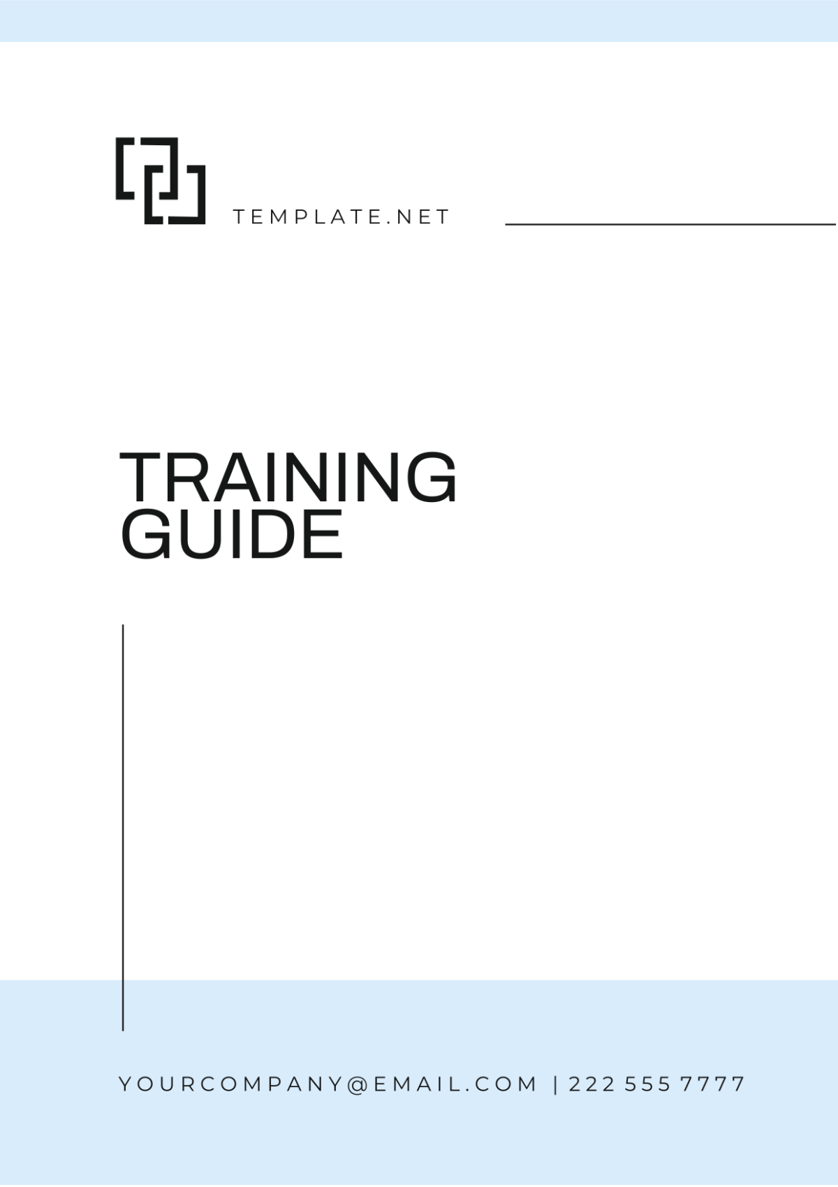 Training Guide Template