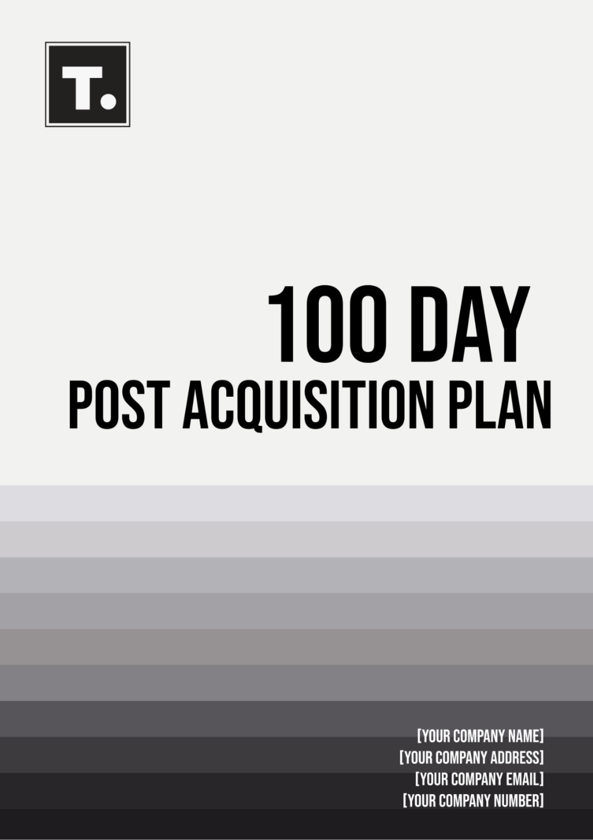 100 Day Post Acquisition Plan Template - Edit Online & Download