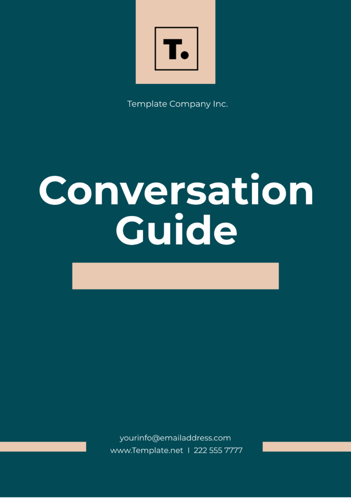 Free Conversation Guide Template