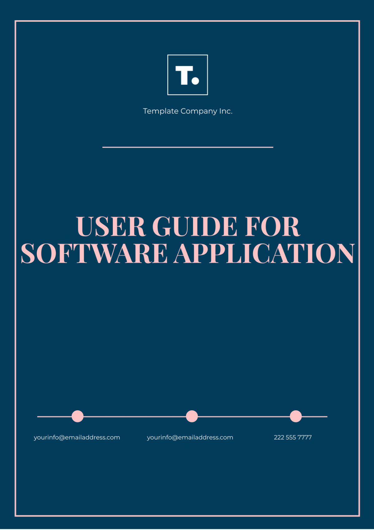 Free User Guide Template For Software Application