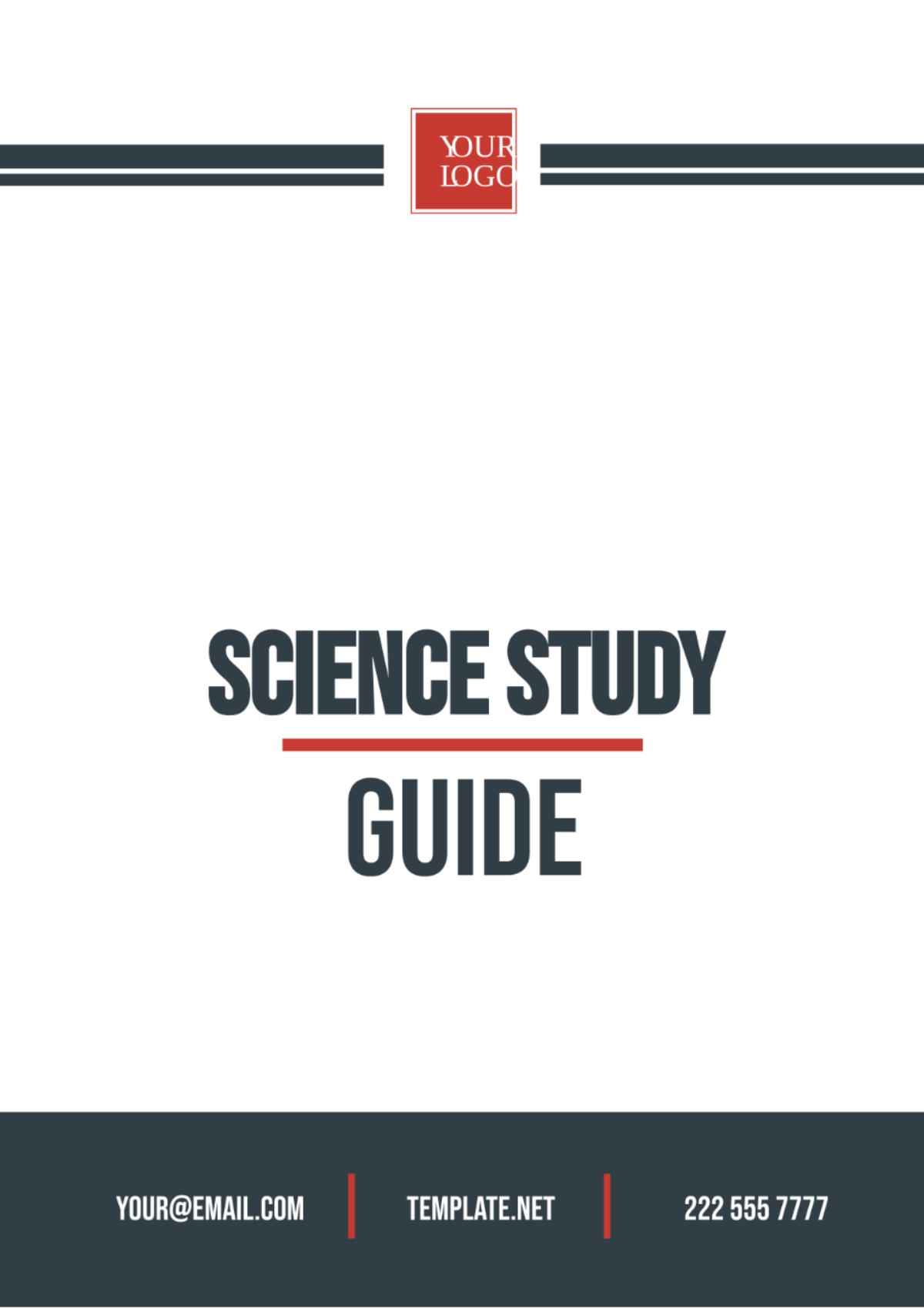 Free Science Study Guide Template