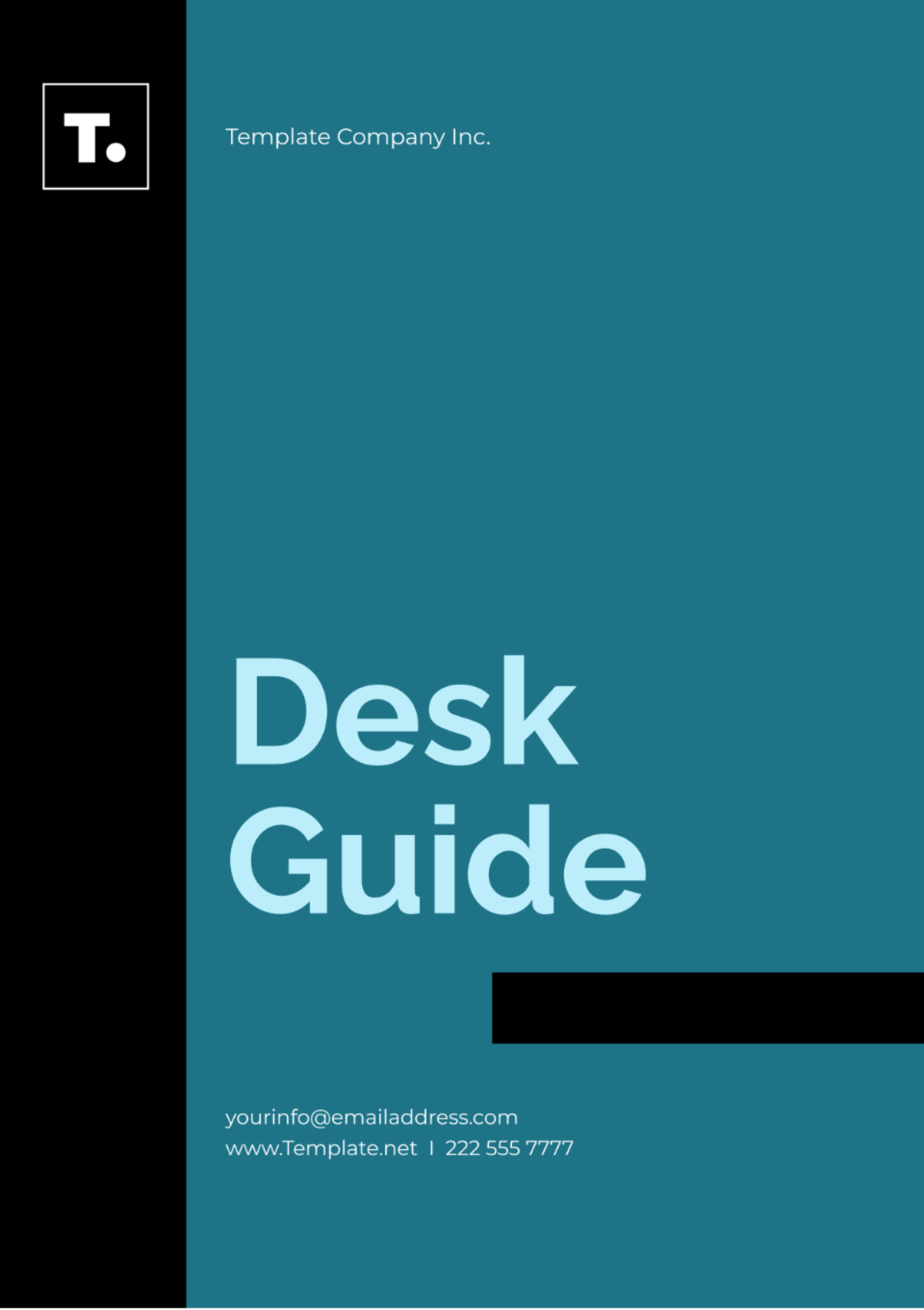 Free Desk Guide Template