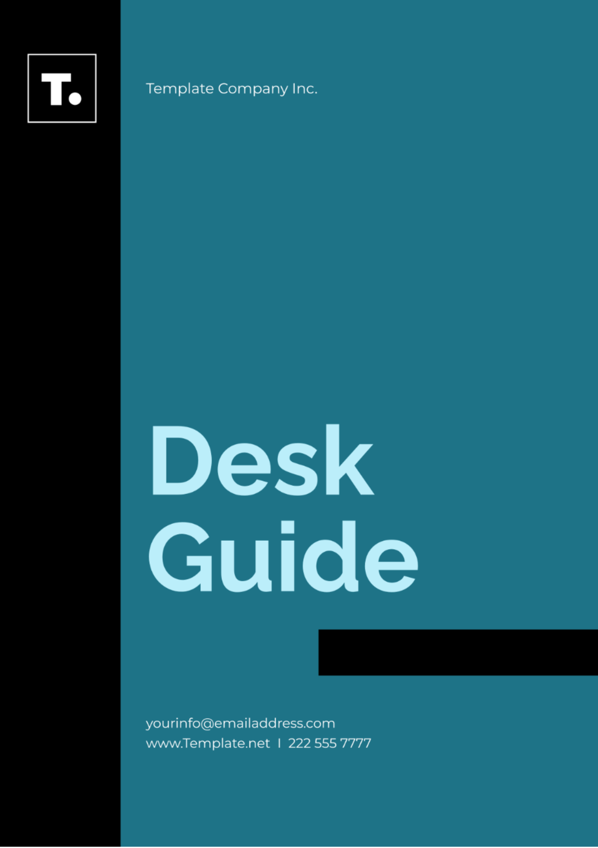 Desk Guide Template - Edit Online & Download