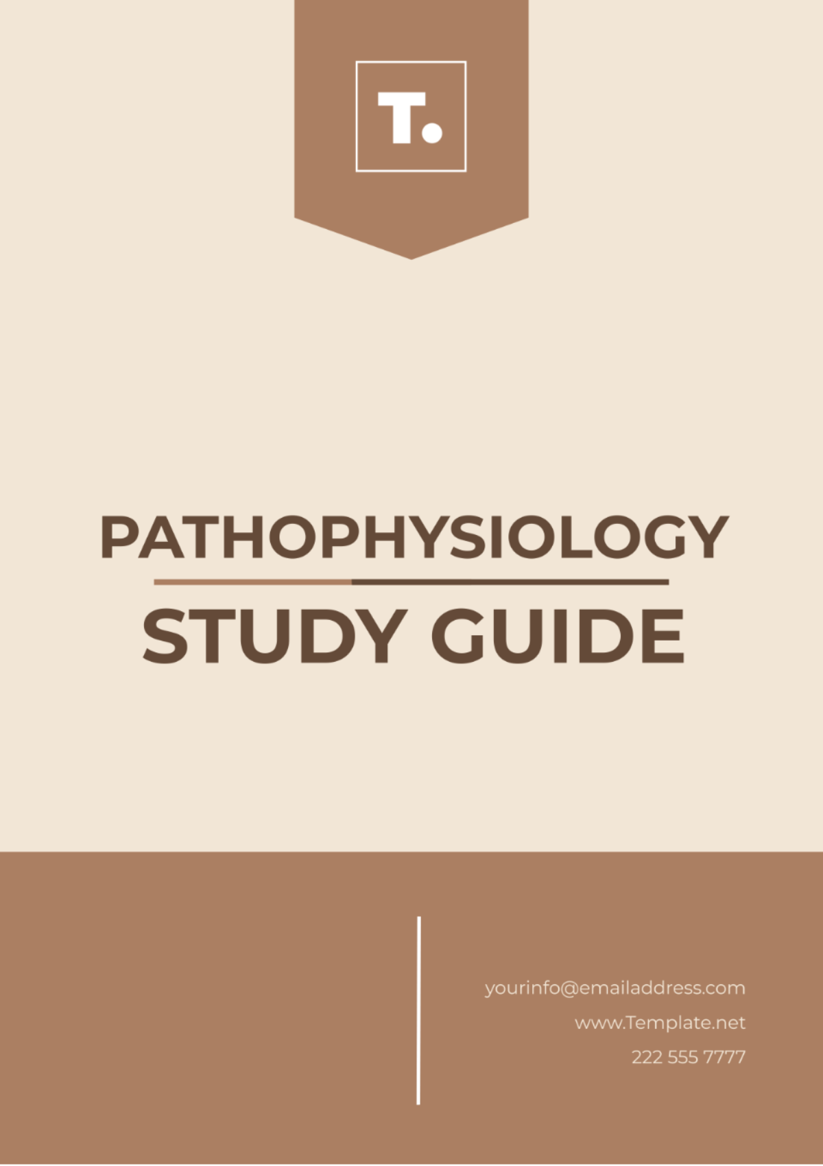 Free Pathophysiology Study Guide Template