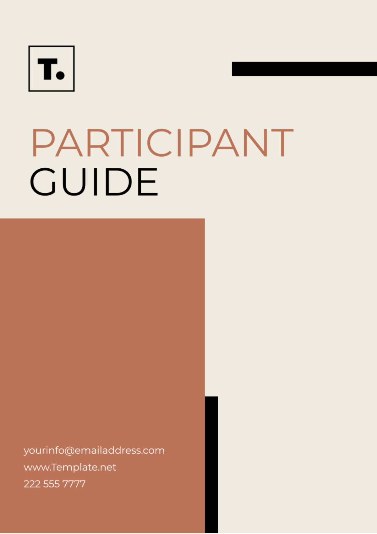 Free Participant Guide Template