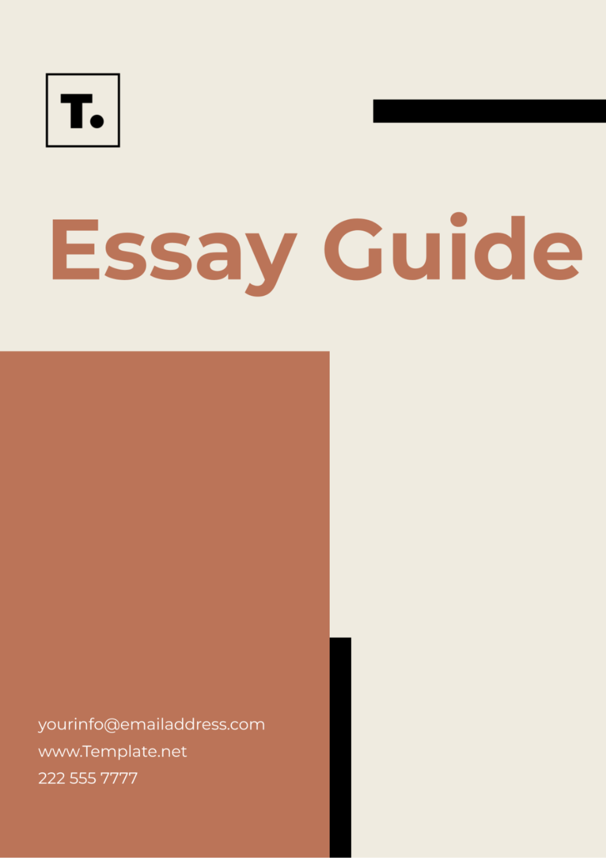 Free Essay Guide Template
