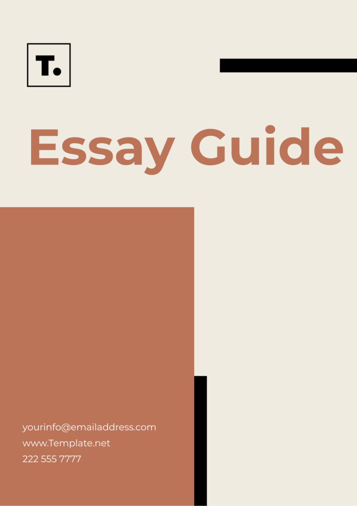 Essay Guide Template - Edit Online & Download