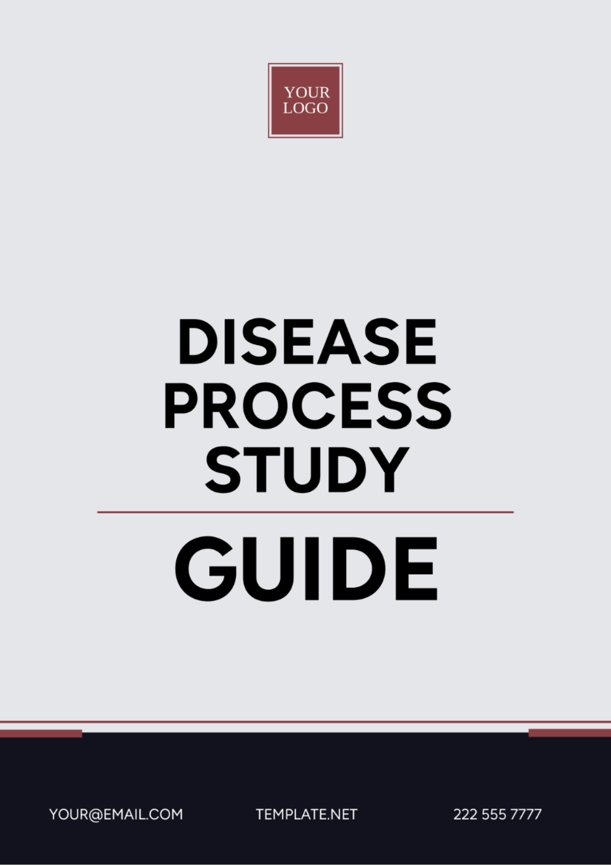 Free Disease Process Study Guide Template