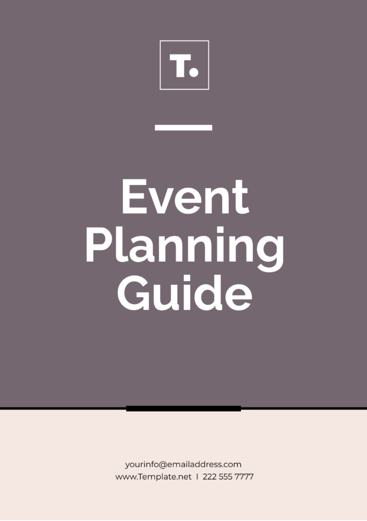 Event Planning Guide Template - Edit Online & Download