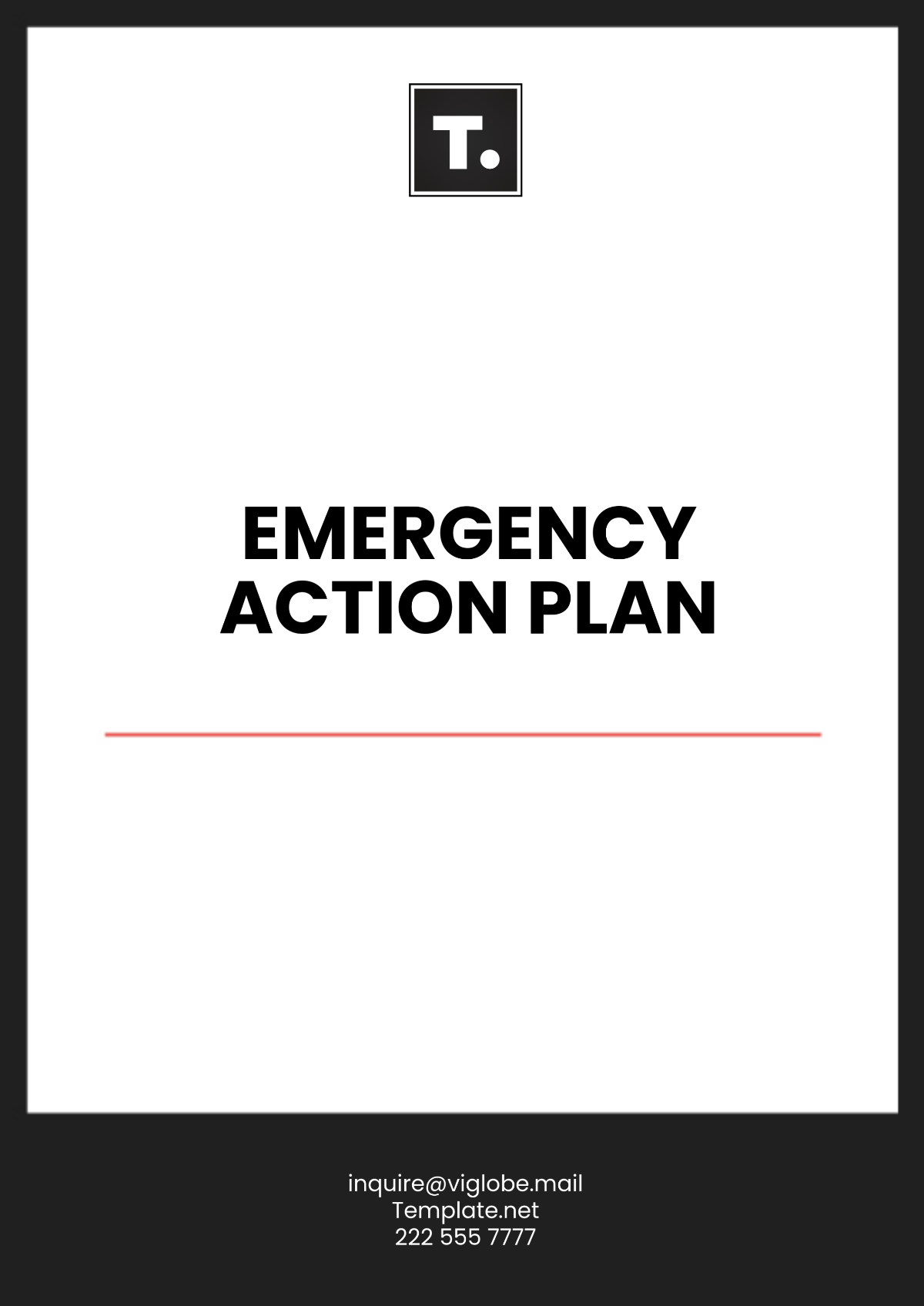 Free Emergency Action Plan Template