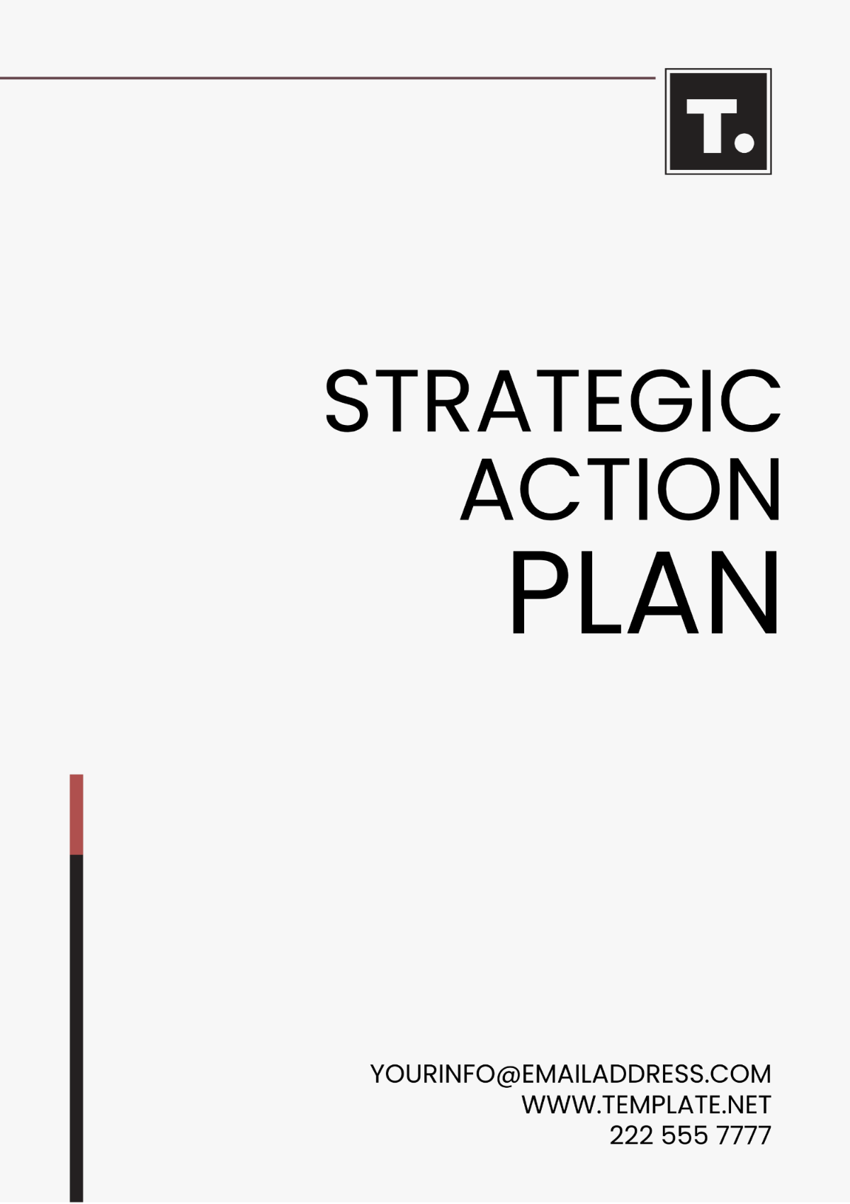 Strategic Action Plan Template - Edit Online & Download Example