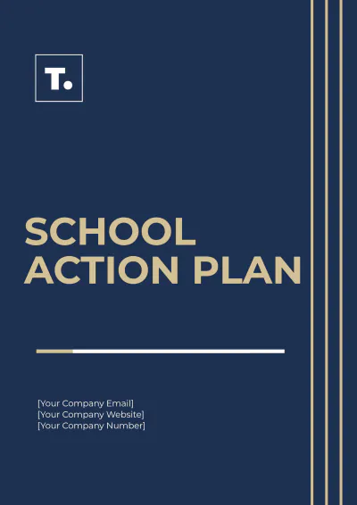 Free School Action Plan Template to Edit Online