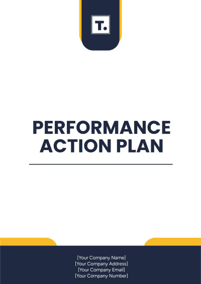 Free Performance Action Plan Template to Edit Online