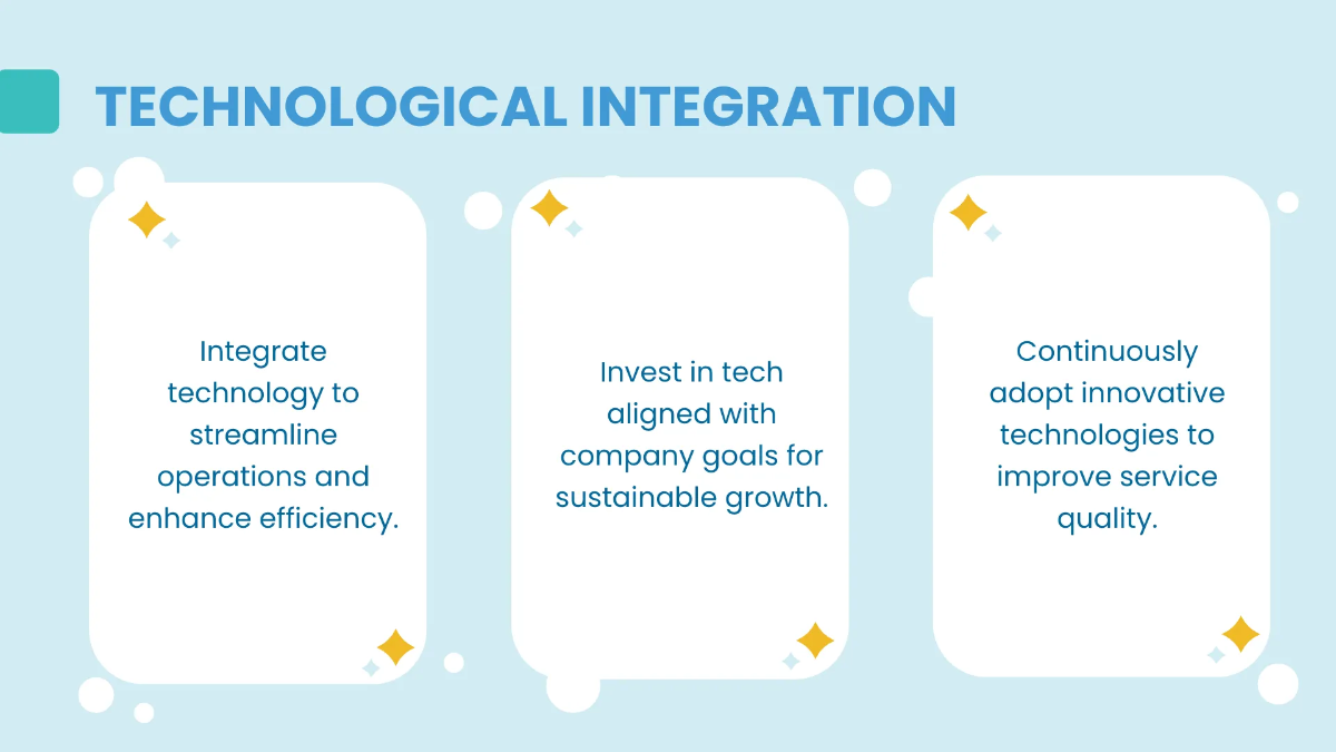 Free Cleaning Services Annual Strategy and Goals Presentation Template to Edit Online