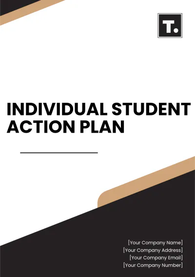 Free Individual Student Action Plan Template to Edit Online