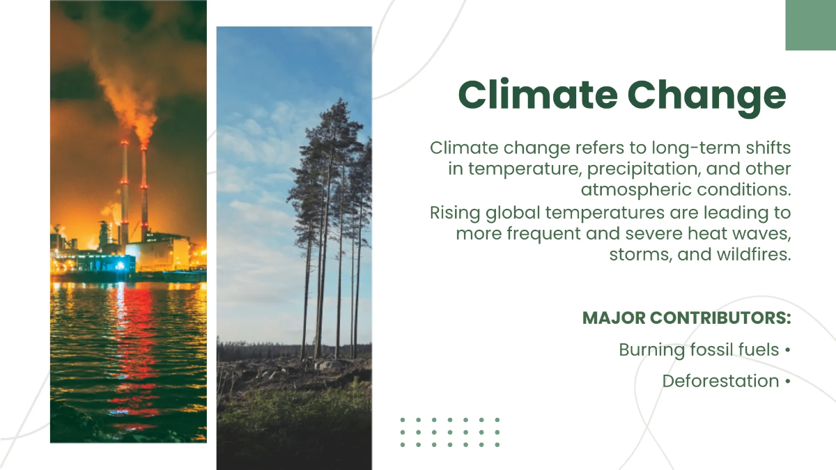 Free Environment PPT For Students Template to Edit Online