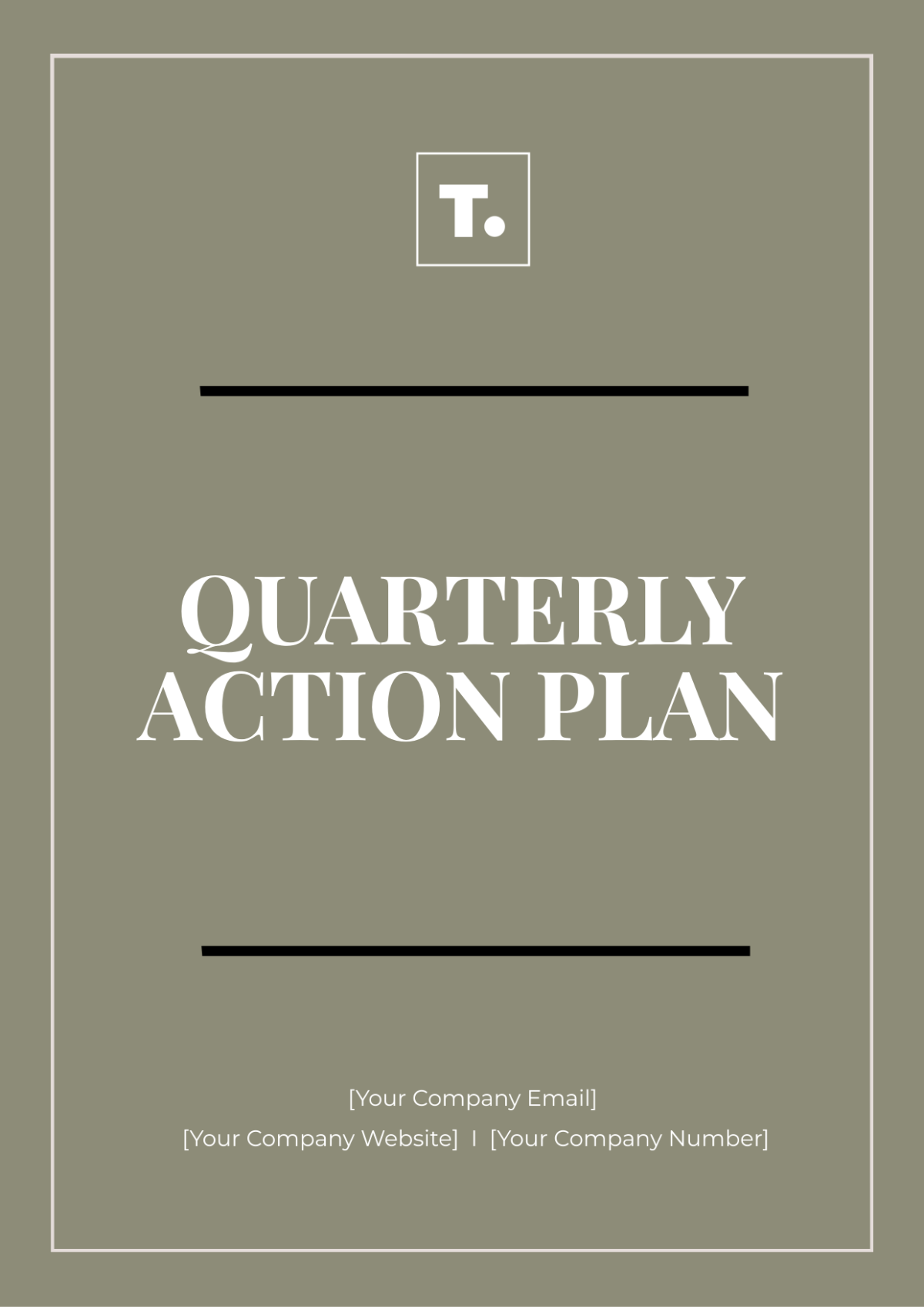 Free Quarterly Action Plan Template