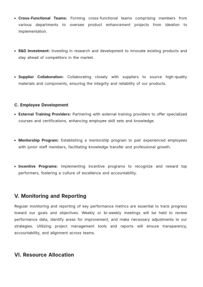 Free Quarterly Action Plan Template to Edit Online