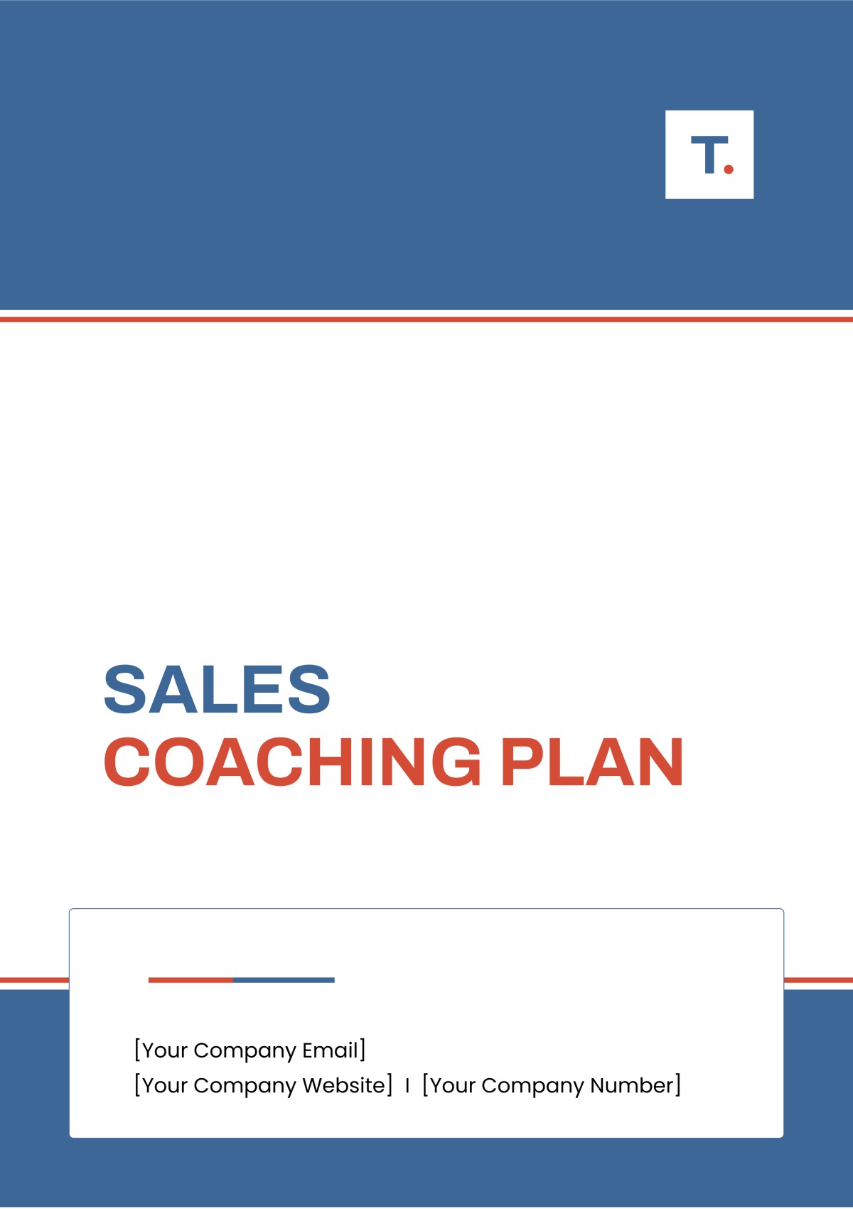 Sales Coaching Plan Template - Edit Online & Download