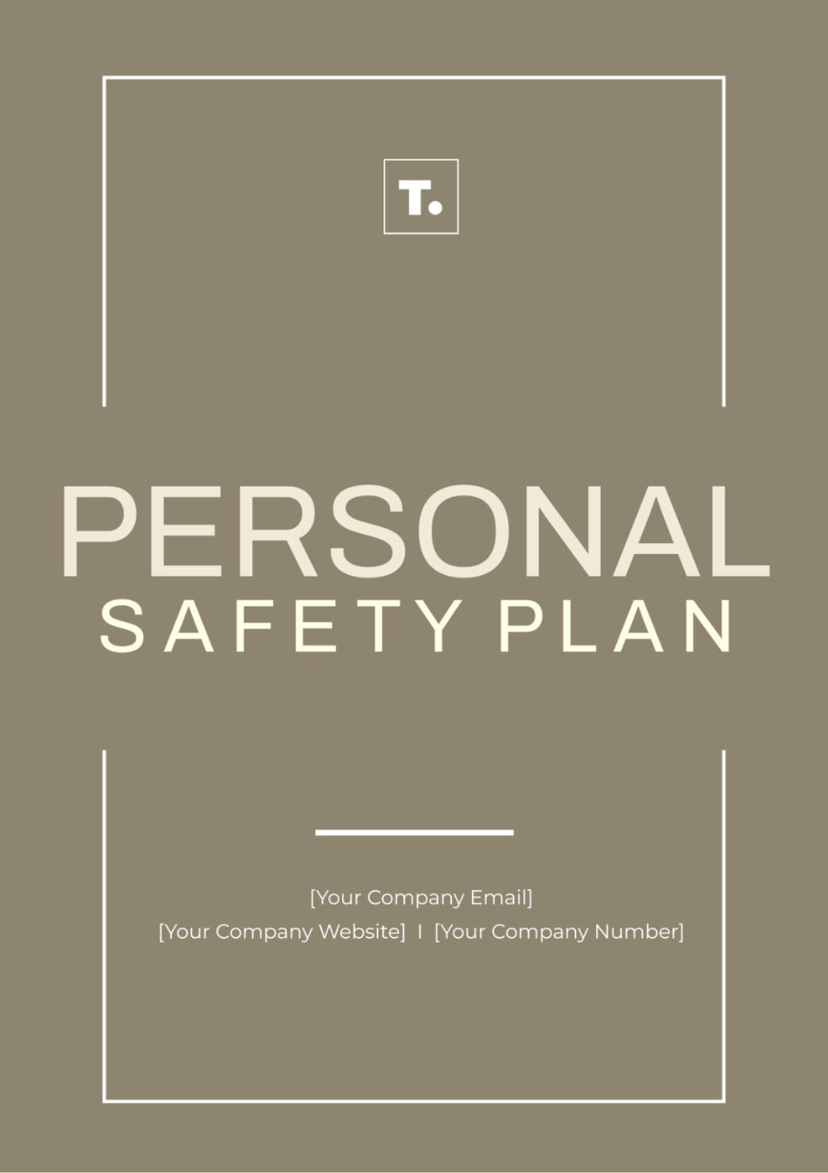 Personal Safety Plan Template - Edit Online & Download