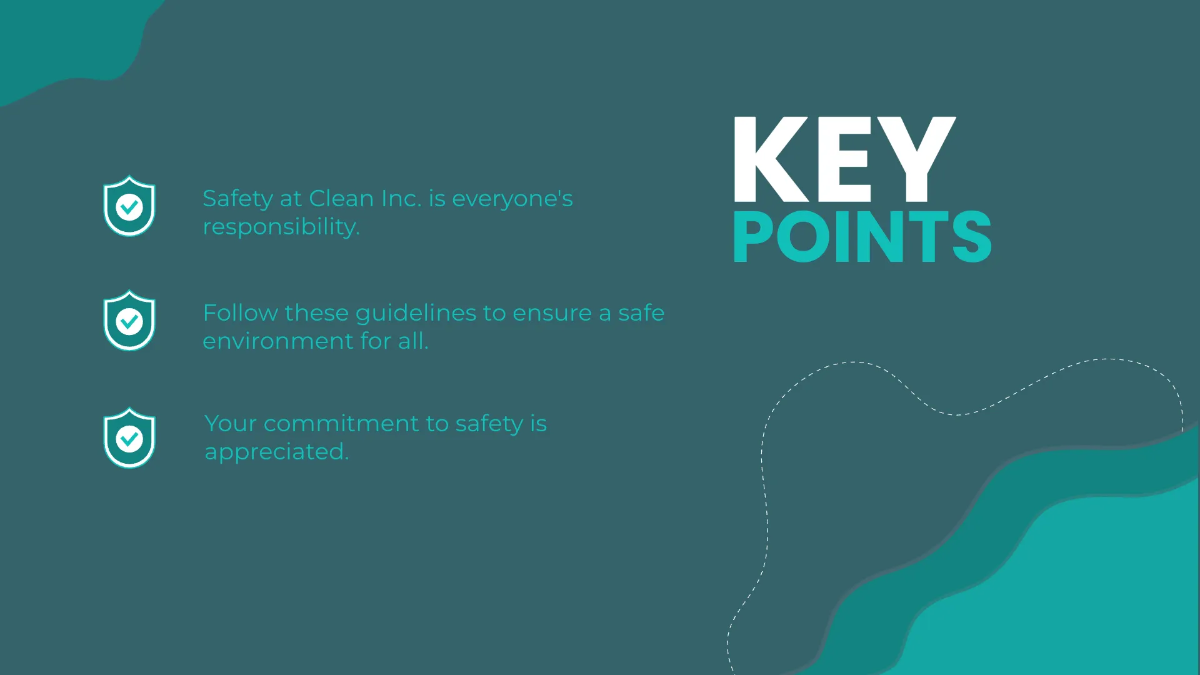 Free Cleaning Services Safety Training Presentation Template to Edit Online