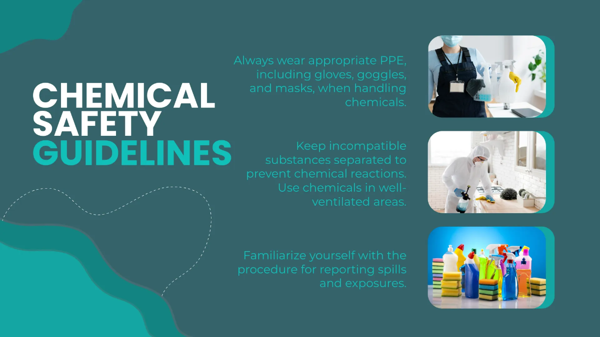 Free Cleaning Services Safety Training Presentation Template to Edit Online