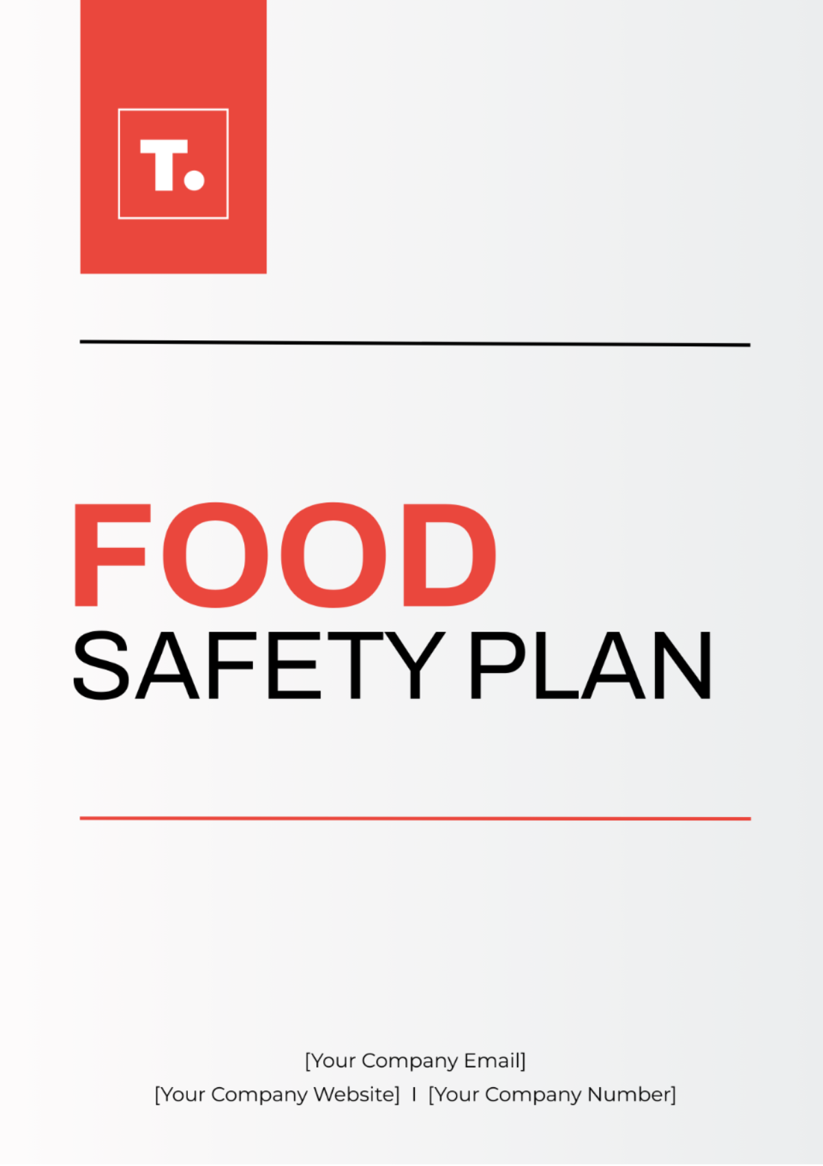 Food Safety Plan Template - Edit Online & Download