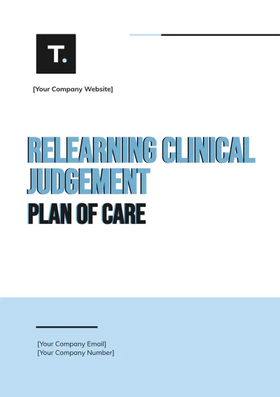 Free Relearning Clinical Judgement Plan Of Care Template to Edit Online