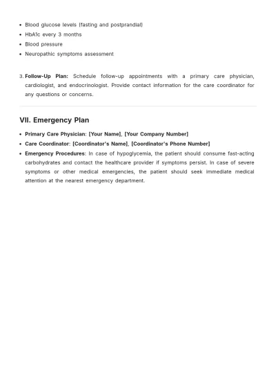 Free Relearning Clinical Judgement Plan Of Care Template to Edit Online