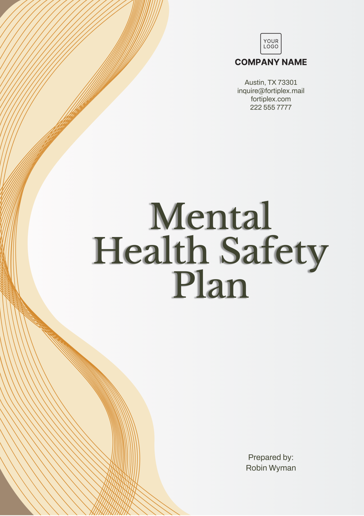 Free Mental Health Safety Plan Template