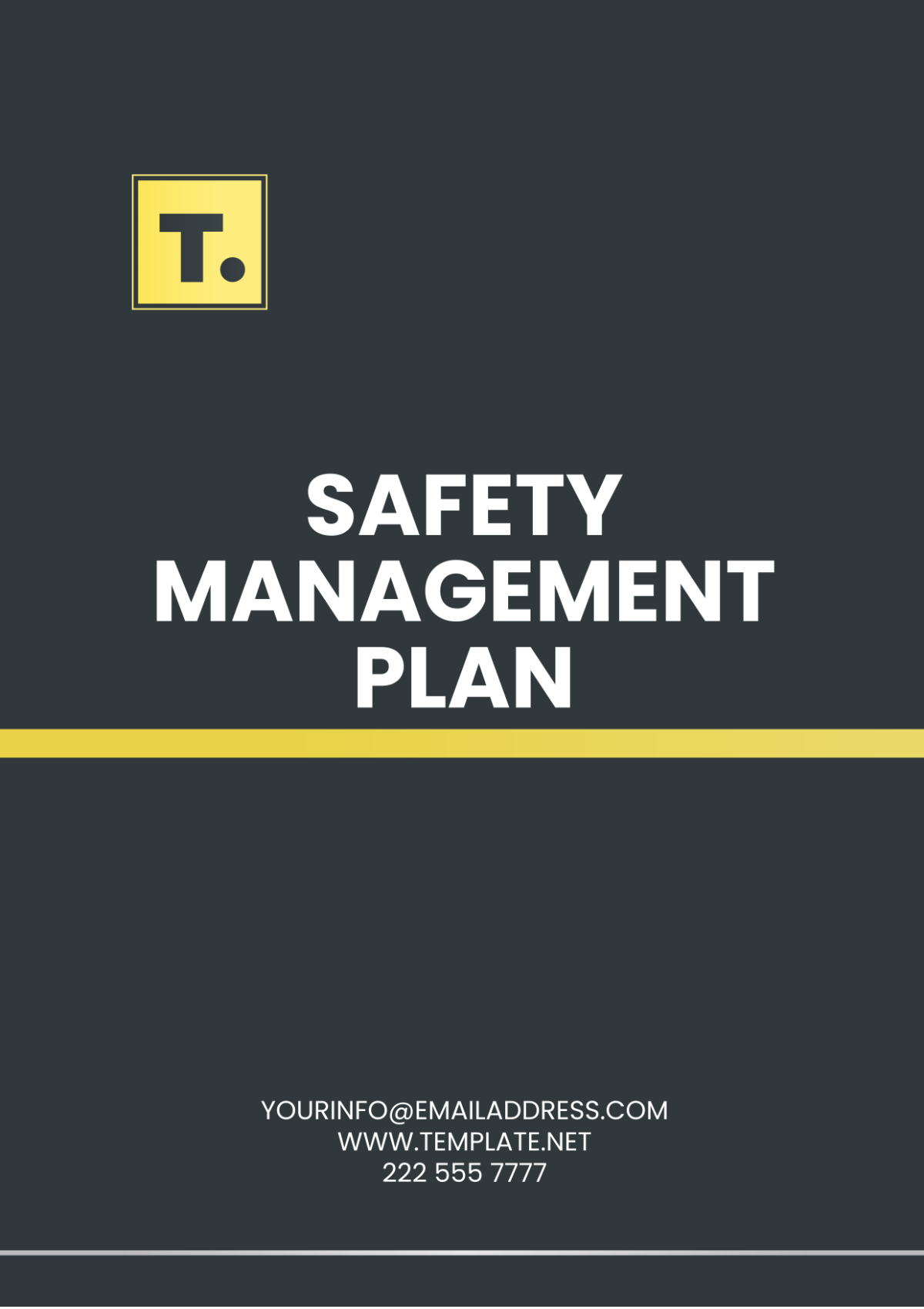 Free Safety Management Plan Template