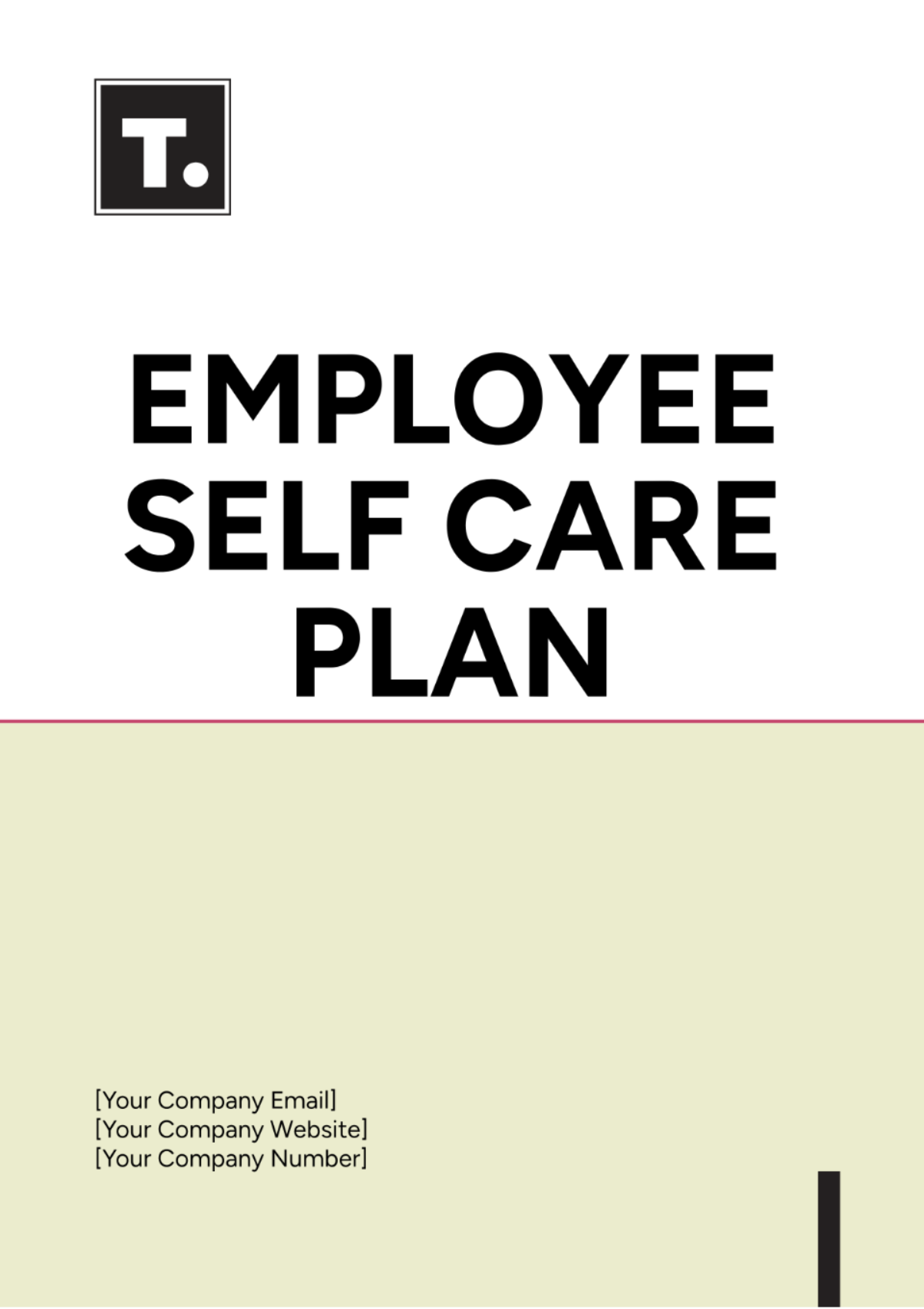 Employee Self Care Plan Template - Edit Online & Download