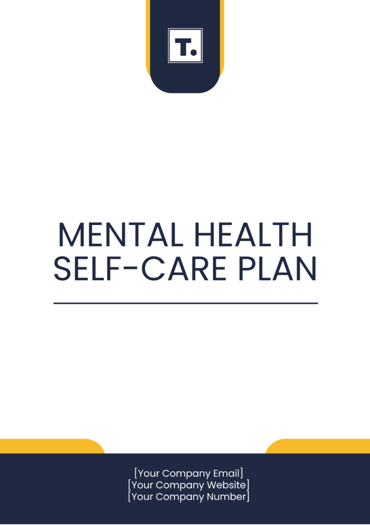 Mental Health Self-Care Plan Template - Edit Online & Download