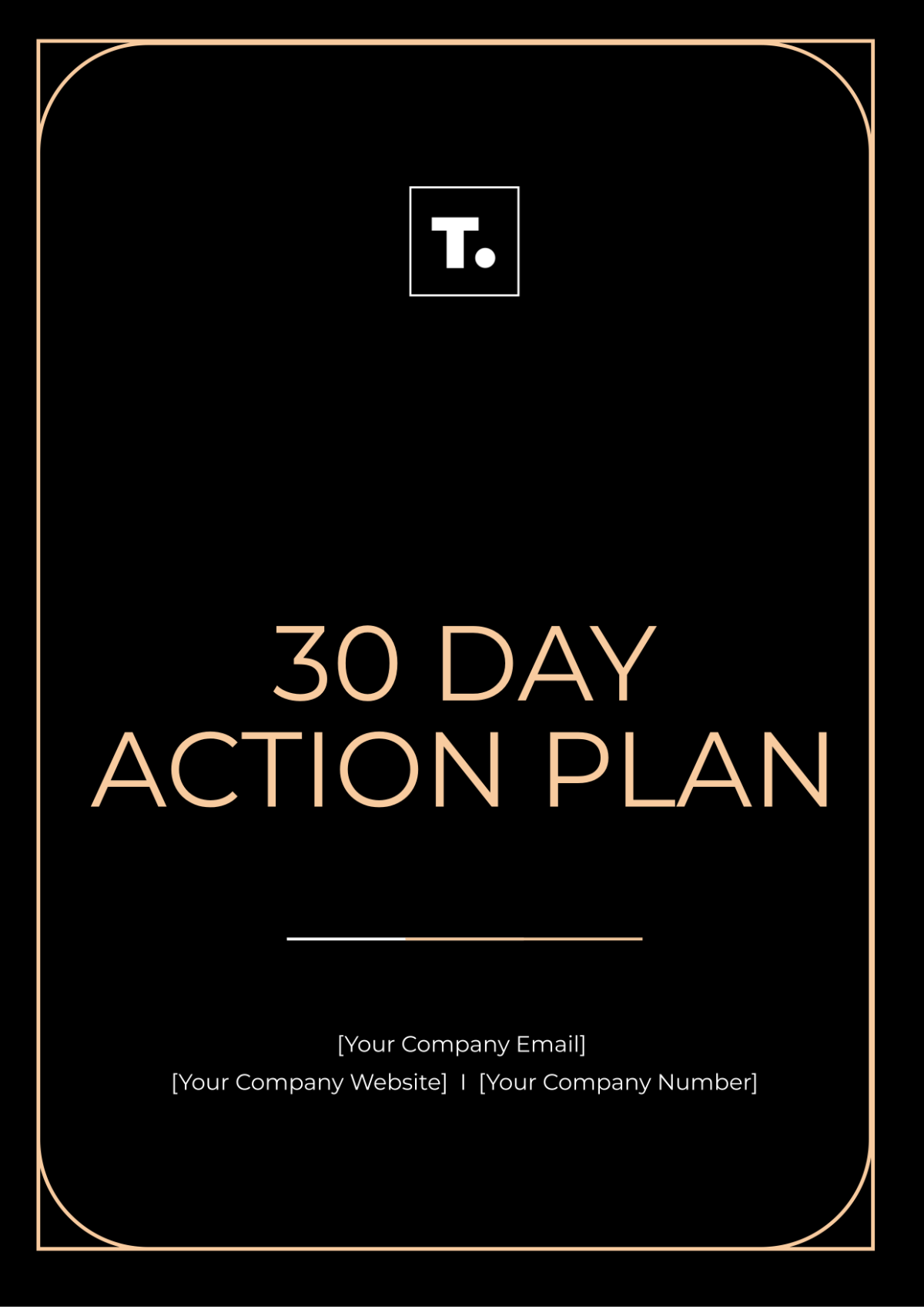 Free 30 Day Action Plan Template